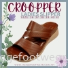 CROOPPER Ladies Wider & Comfort Slipper- CP-51-81030- COFFEE Colour Ladies Slippers & Sandals