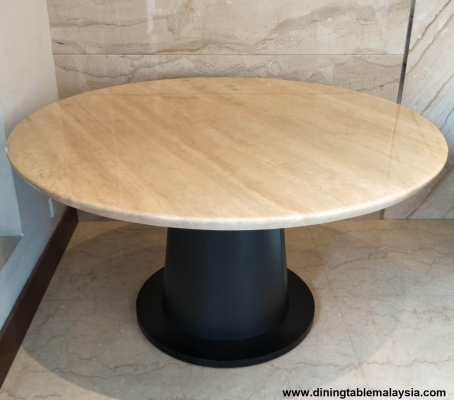 Beige Marble Dining Table - Romano Classico Marble