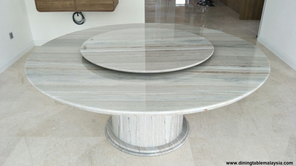 Light Marble - Wood Vein Marble Light Marble Series Dining Table Reference Malaysia Reference Renovation Design 