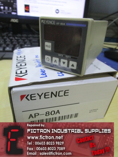 AP-80A AP80A KEYENCE Digital Pressure Sensor Amplifier Supply Malaysia Singapore Indonesia USA Thailand