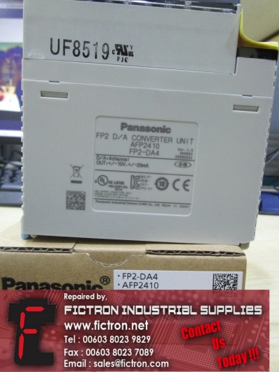 FP2-DA4 FP2DA4 PANASONIC PLC D/A Converter Unit Supply Repair Malaysia Singapore Indonesia USA Thailand