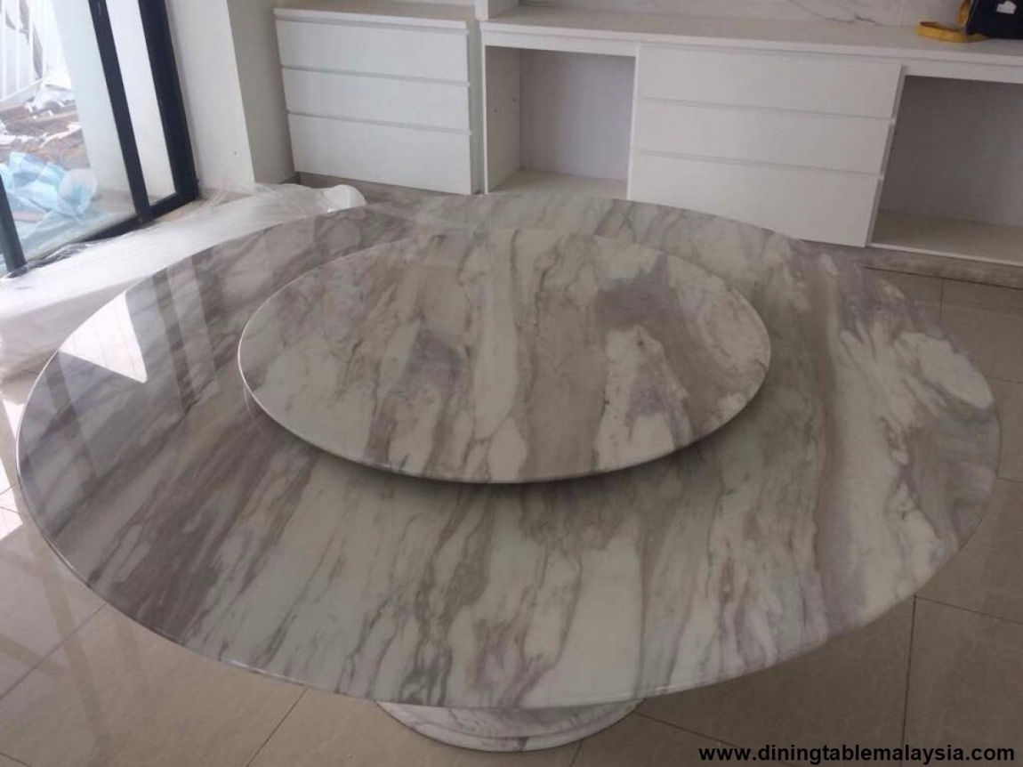 White Marble - Volakas White Marble Series Dining Table Reference Malaysia Reference Renovation Design 