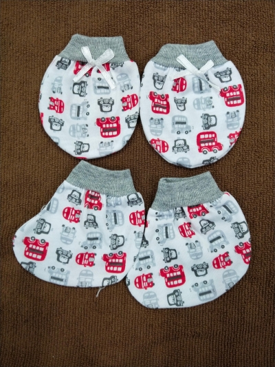 London Bus Mittens & Booties (BM-703)