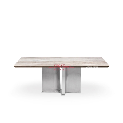 Bardi  Rectangular Marble Dining Table