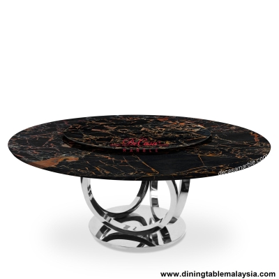 Kahlo-O / Round Marble Dining Table