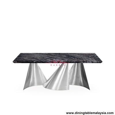 Keeffe / Rectangular Marble Dining Table