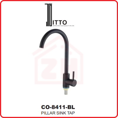 ITTO Pillar Sink Tap CO-8411-BL