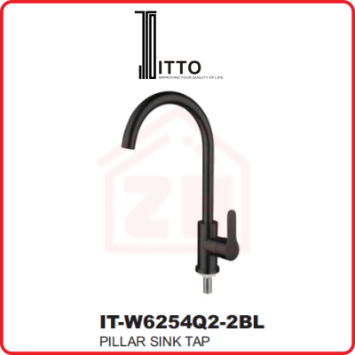 ITTO Pillar Sink Tap IT-W6254Q2-2BL