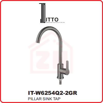 ITTO Pillar Sink Tap IT-W6254Q2-2GR