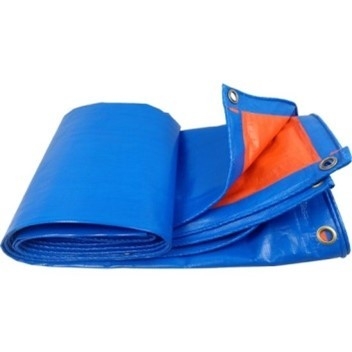 PE Tarpaulin Orange & Blue Sheet