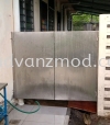 Outdoor Stainless Steel Plate Door  Stainless Steel Grille 