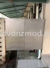 Outdoor Stainless Steel Plate Door  Stainless Steel Grille 