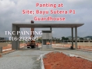 Panting at Site; Bayu Sutera P1 Guardhouse Panting at Site; Bayu Sutera P1 Guardhouse Painting Service 