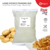 Long Potato Powder 2bag,  2kg per bag Raw Material