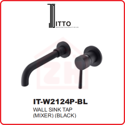 ITTO Wall Sink Tap IT-W2124P-BL