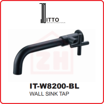 ITTO Wall Sink Tap IT-W8200-BL