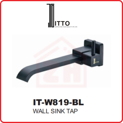 ITTO Wall Sink Tap IT-W819-BL