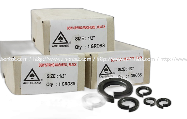 Steel Spring Washers (Black) ACE Brand