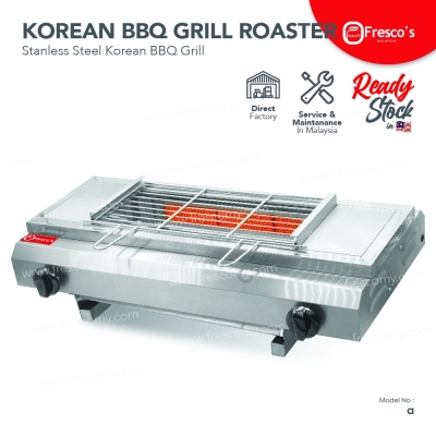 Korean Bbq Grill Roaster Stanless Steel Griddle Infrared Heater Gas