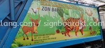 dumpster truck lorry sticker Stiker Trak Lori