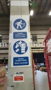 indoor acp safety instruction signage  ACP SIGNAGE