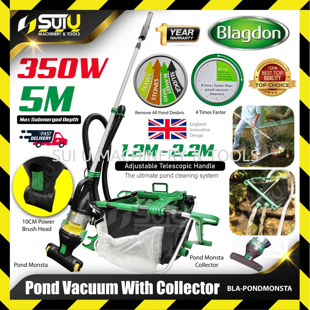 BLAGDON Pond Monsta / Pond Vacuum with Collector - The Ultimate