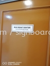 indoor acrylic slot-in signage  Bingkai Poster Akrilik