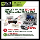 Perodua ALZA 2022 H SPEC Socket TV Free Bypass Video In Motion VIM enabled to watch video while driv