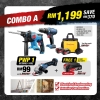 DONGCHENG 20V Cordless Super Value Pack COMBO-A RM1199 Dong Cheng Professional Power Tools