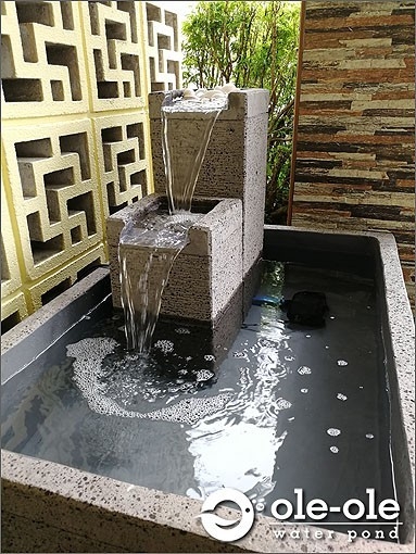 Water Pond : P33S (7) Artificial Fountain & Pond Bali Style Decoration Choose Sample / Pattern Chart