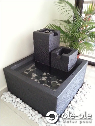 Water Pond : P33 (7) Artificial Fountain & Pond Bali Style Decoration Choose Sample / Pattern Chart