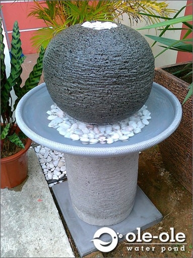 Water Pond : P51 (7) Artificial Fountain & Pond Bali Style Decoration Choose Sample / Pattern Chart