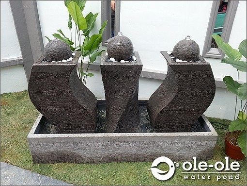 Flowing Pond - P7 (4) Bali Style Flowing Pond Bali Style Decoration Choose Sample / Pattern Chart