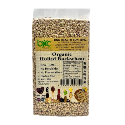 BNC ORGANIC HULLET BUCKWHEAT 500G 