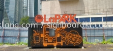 lapark 3d box up led frontlit lettering logo signage signboard at kuala lumpur 3D LED SIGNAGE