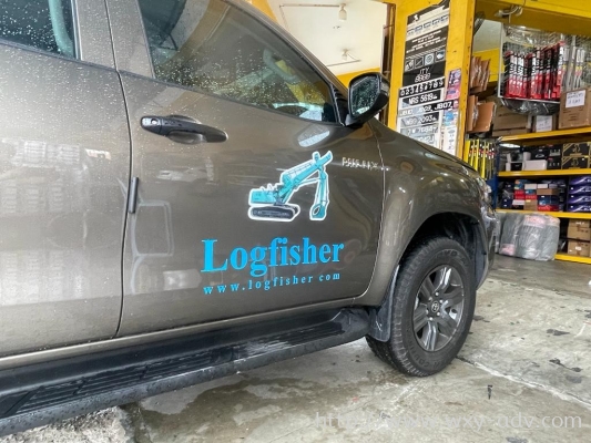 Logfisher Car Sticker