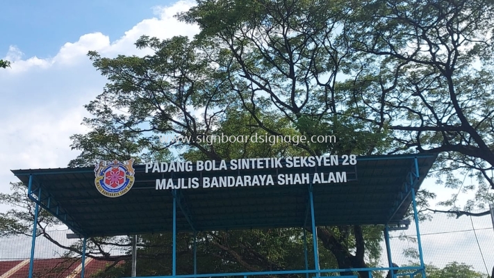 Padang Bola Sintetik Seksyen 28 Majlis Bandaraya - Outdoor 3D PVC Signboard with base - SS28 Shan Alam 