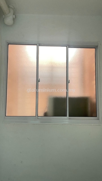 sliding windows 3 panels @Sungai Long Residence 