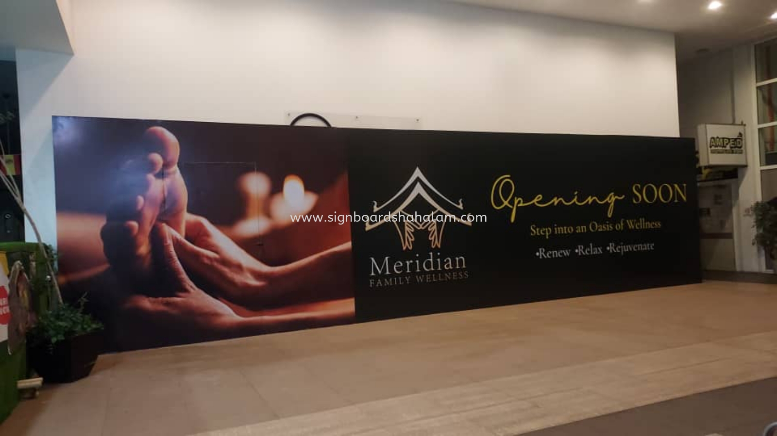 Meridian Wellness KL - Hording Board - Indoor 