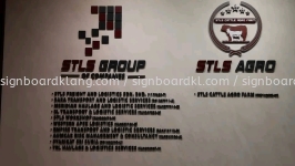 stls group pvc cut out 3d letteting logo indoor signage signboard at rawang