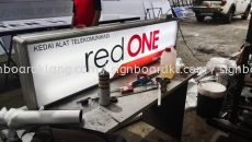 red one lightbox signage signboard at kepong damansara subang jaya cheras klang shah alam