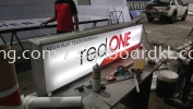 red one lightbox signage signboard at kepong damansara subang jaya cheras klang shah alam Kotak Lampu