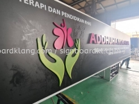 addhuha momentum pvc cut out 3d lettering logo signage signboard at shah alam selangor