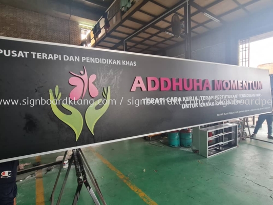addhuha momentum pvc cut out 3d lettering logo signage signboard at shah alam selangor