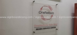 onenebula acrylic poster frame indoor signage at petaling jaya