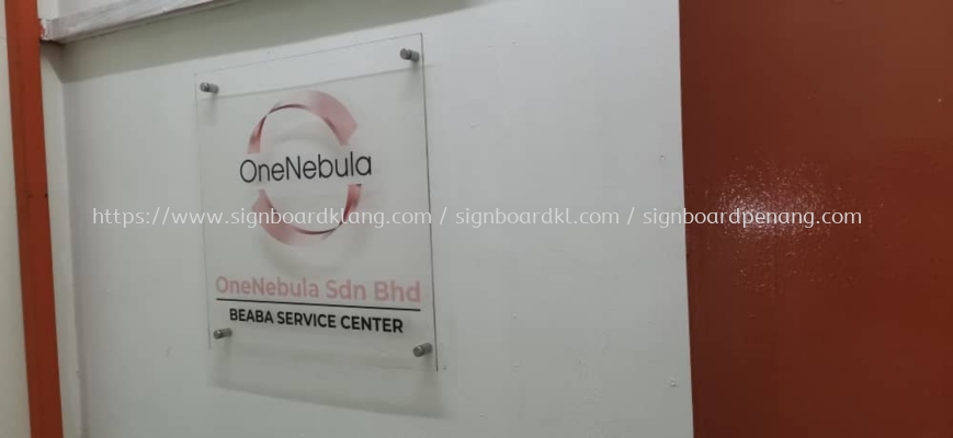 onenebula acrylic poster frame indoor signage at petaling jaya