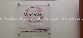onenebula acrylic poster frame indoor signage at petaling jaya