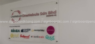 onenebula acrylic poster frame signage signboard at petaling jaya