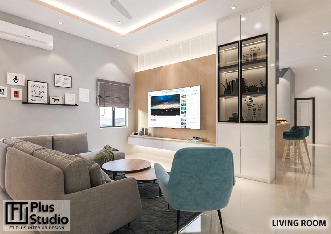 Living Room Design In Semi-D Teluk Intan Perak Renovation Works In Teluk Intan Perak Whole House Interior Design & Renovation Reference