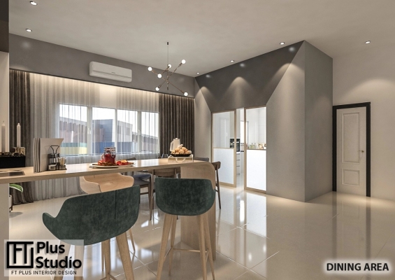 Dining & Dining Area 3D Design @ Perak 